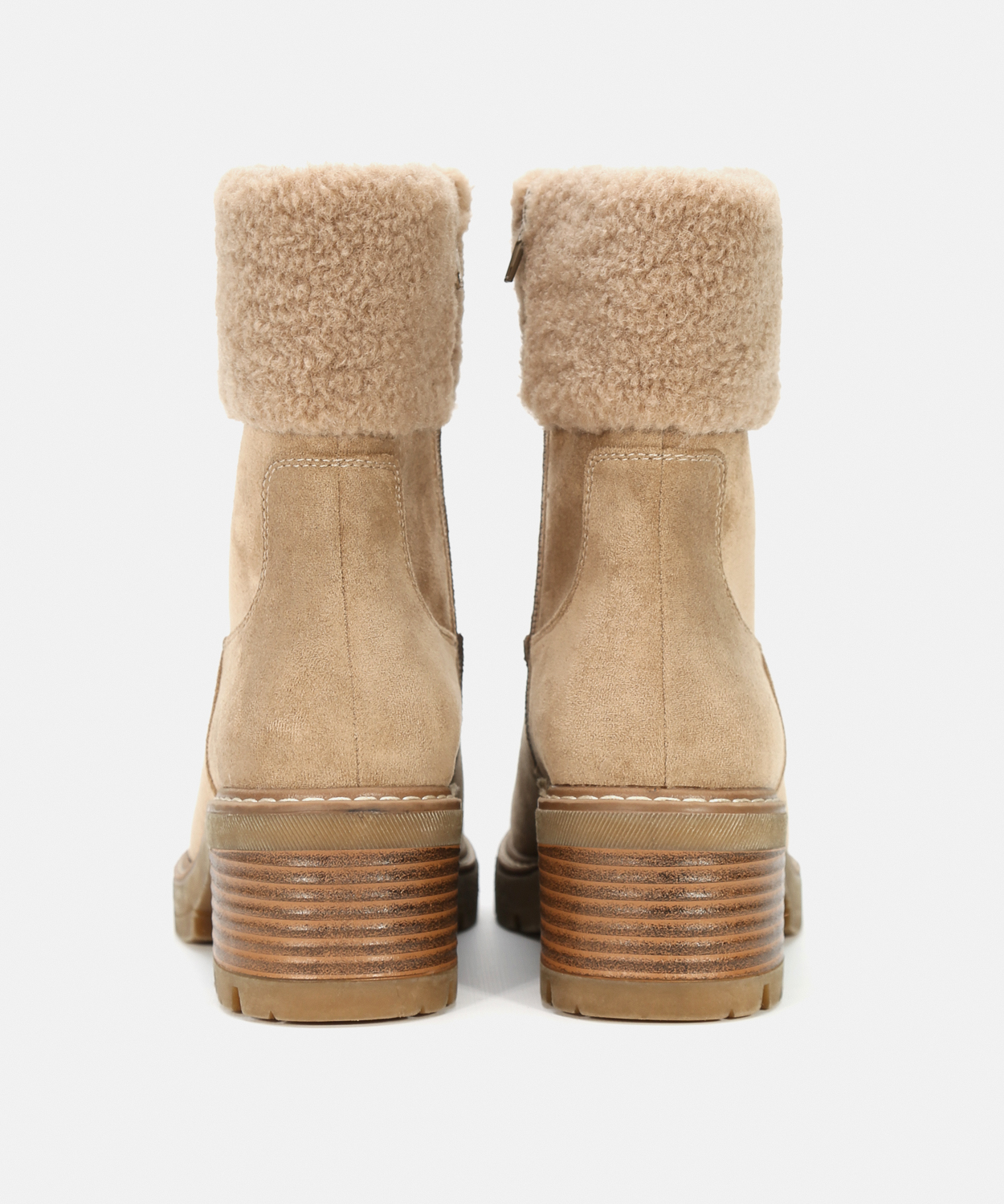 Botines taupe ca&ntilde;a pelo image number null